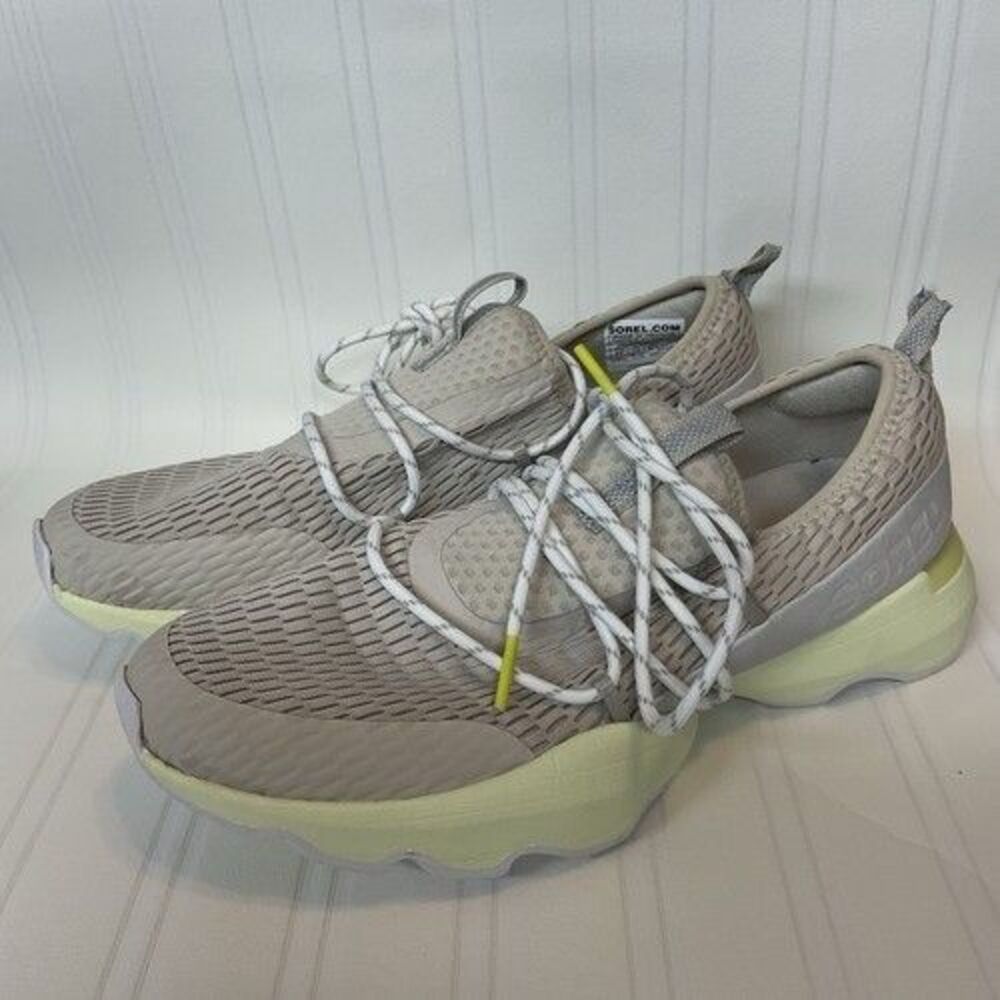 Sorel Kinetic Impact Breathable Lightweight Lace Up Sneakers Women Size 9.5 Gray